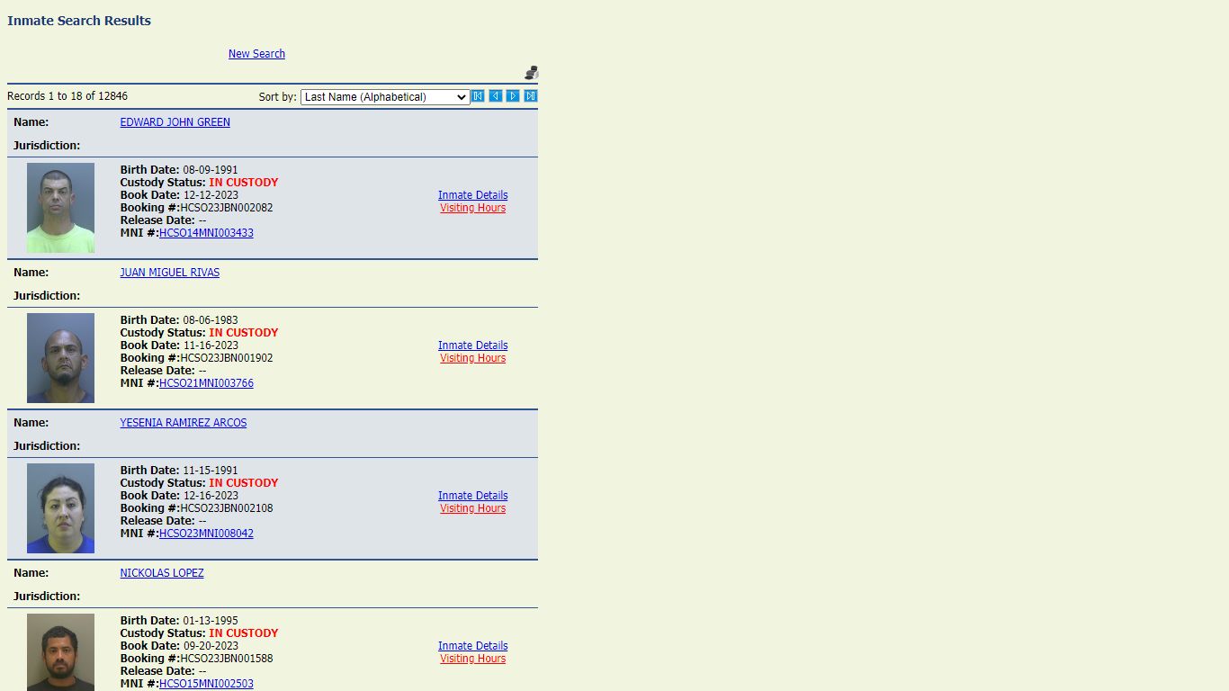 Hendry County Inmate Search Results - hcso.online